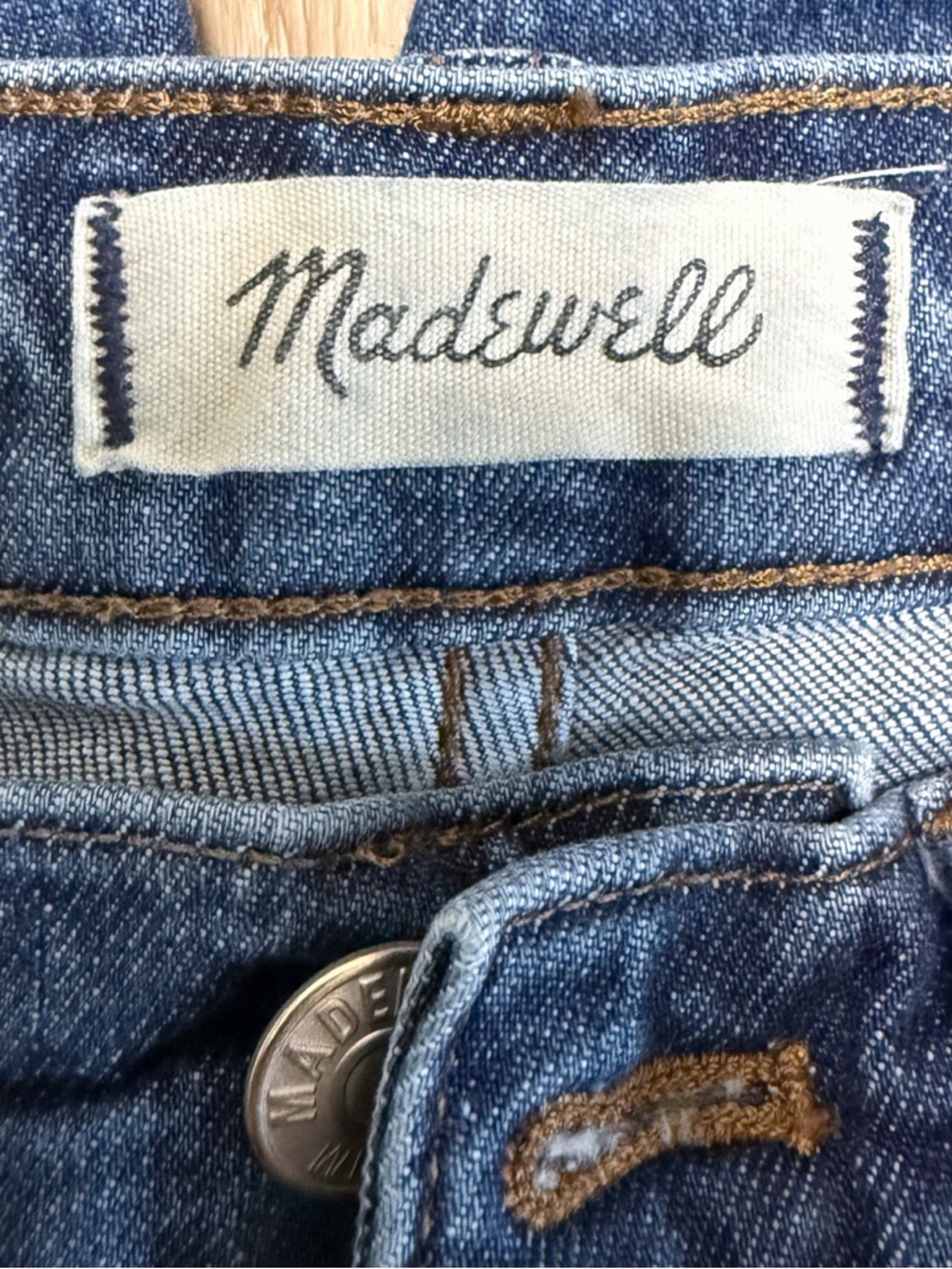 Madewell Twyford Dark Wash The High Rise Slim Boys Jeans Straight Leg - Picture 7 of 10